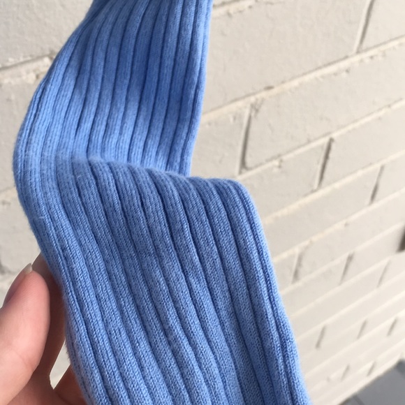 Glassons Pastel blurple ribbed long sleeve zip up - Picture 6 of 6